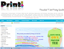 Tablet Screenshot of printspot.com.sg